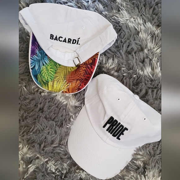 Bacardi PRIDE White Adjustable Hat - Picture 4 of 4